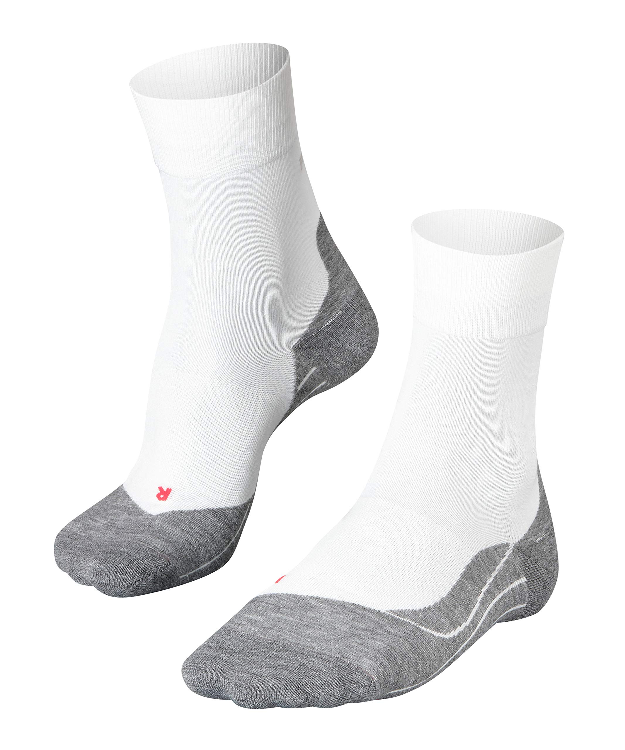 FALKE Women's RU4 Endurance W So Cotton Anti-Blister 1 Pair Running Socks, White White-Mix 2020, 5.5-6.5