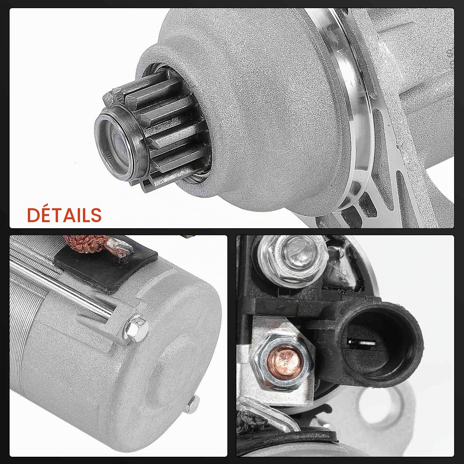 Frankberg Démarreur 2 kW 12 V 12 dents 30210, 02Z911023M | Compatible avec: Altea XL 5P5 5P8, Polo 6C1 6R1, R.o.o.m.s.t.e.r 5J7, A1 Sportback 8XA 8XF, Golf Plus 521 5M1