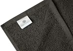 BIOLINEN Grey Bath Towels Set 6 Pack 24x48, 100% Cotton Towels for Bathroom, Soft Absorbent Quick Dry Towels for Gym Spa Hotel Pool, Bulk Bath Towel