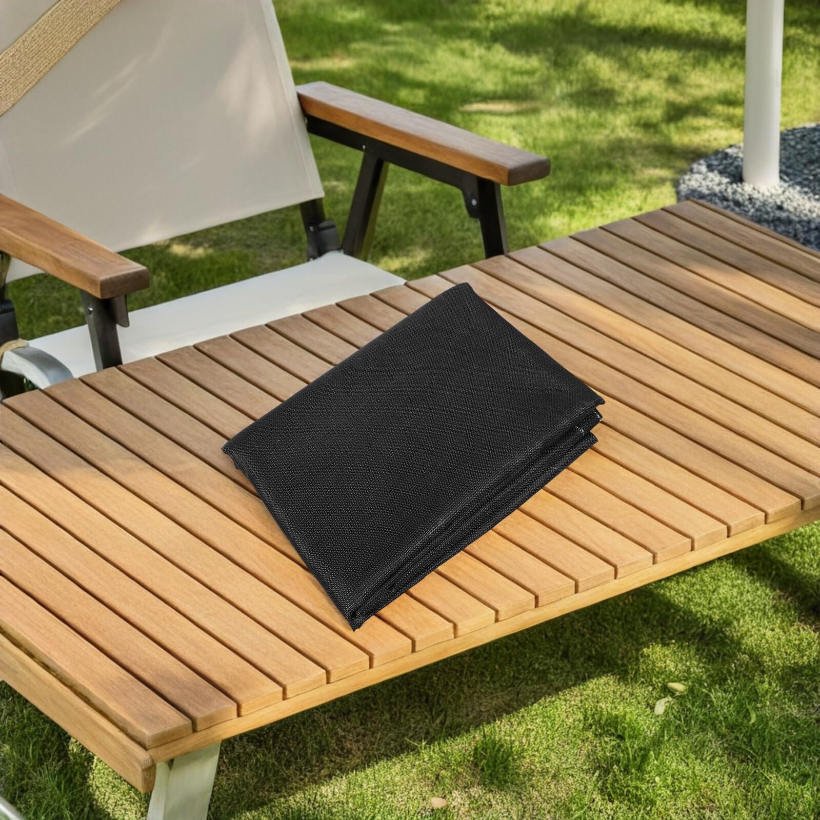 Toddmomy Estera para Fuego De Barbacoa De Protector De Suelo para Barbacoa Alfombrilla Ignífuga para Cocinar Al Aire Terrazas