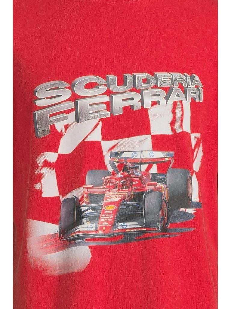 Red PUMA Scuderia Ferrari Graphic T-Shirt