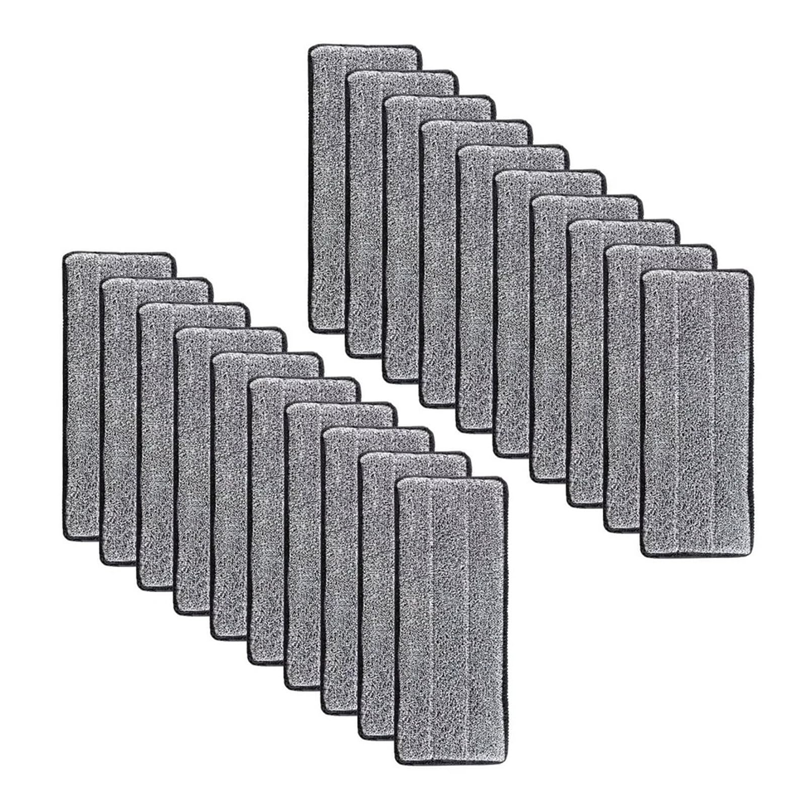 Set spray lavabile Accessori Tampone detergente Grigio, compatibile con JOYBOS, Kit panno mop da 40 cm 3-20 pezzi Tampone mop in microfibra Microfibra di ricambio(SET3,SET5)