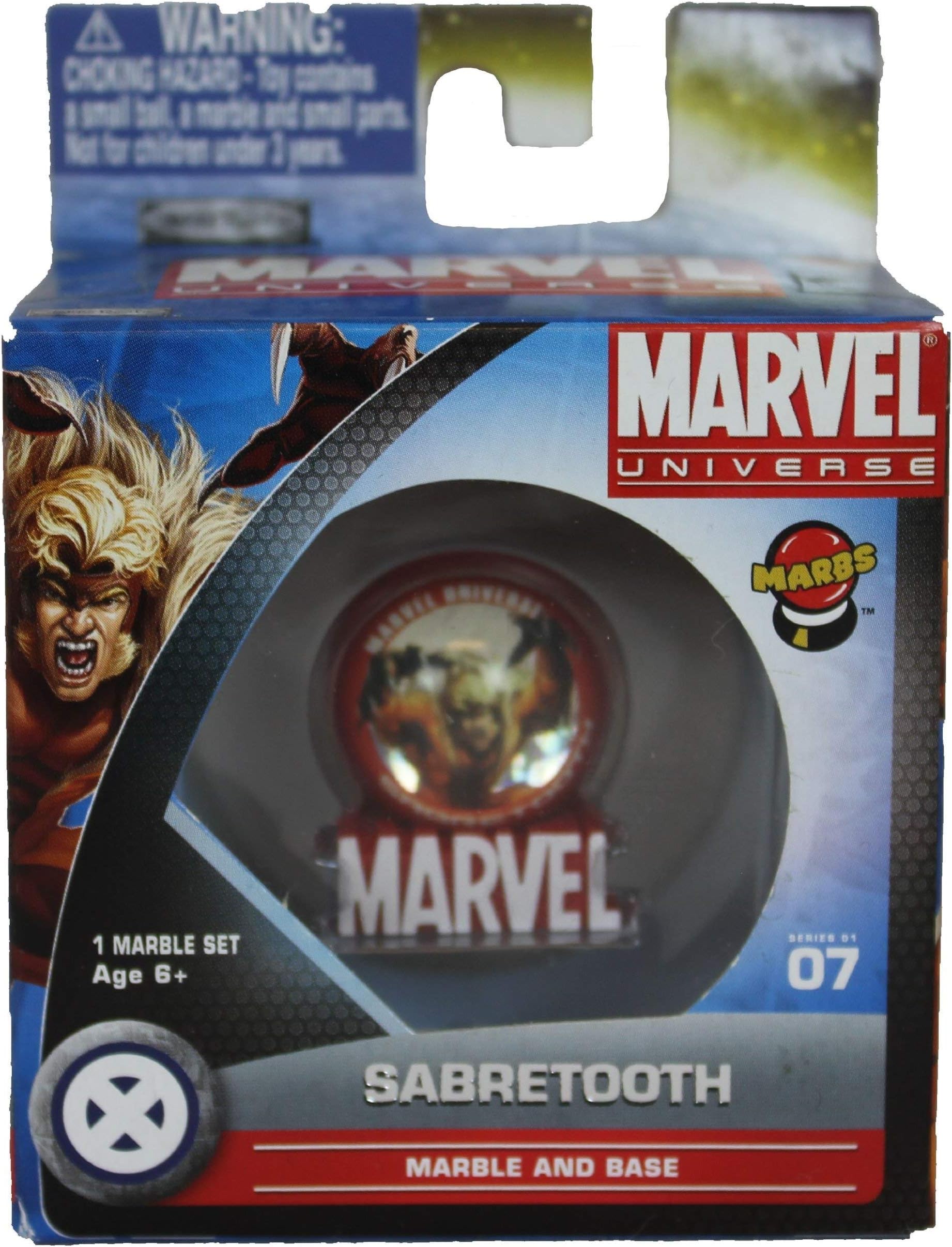 Marvel Universe Marbs Sabretooth Marble and Base