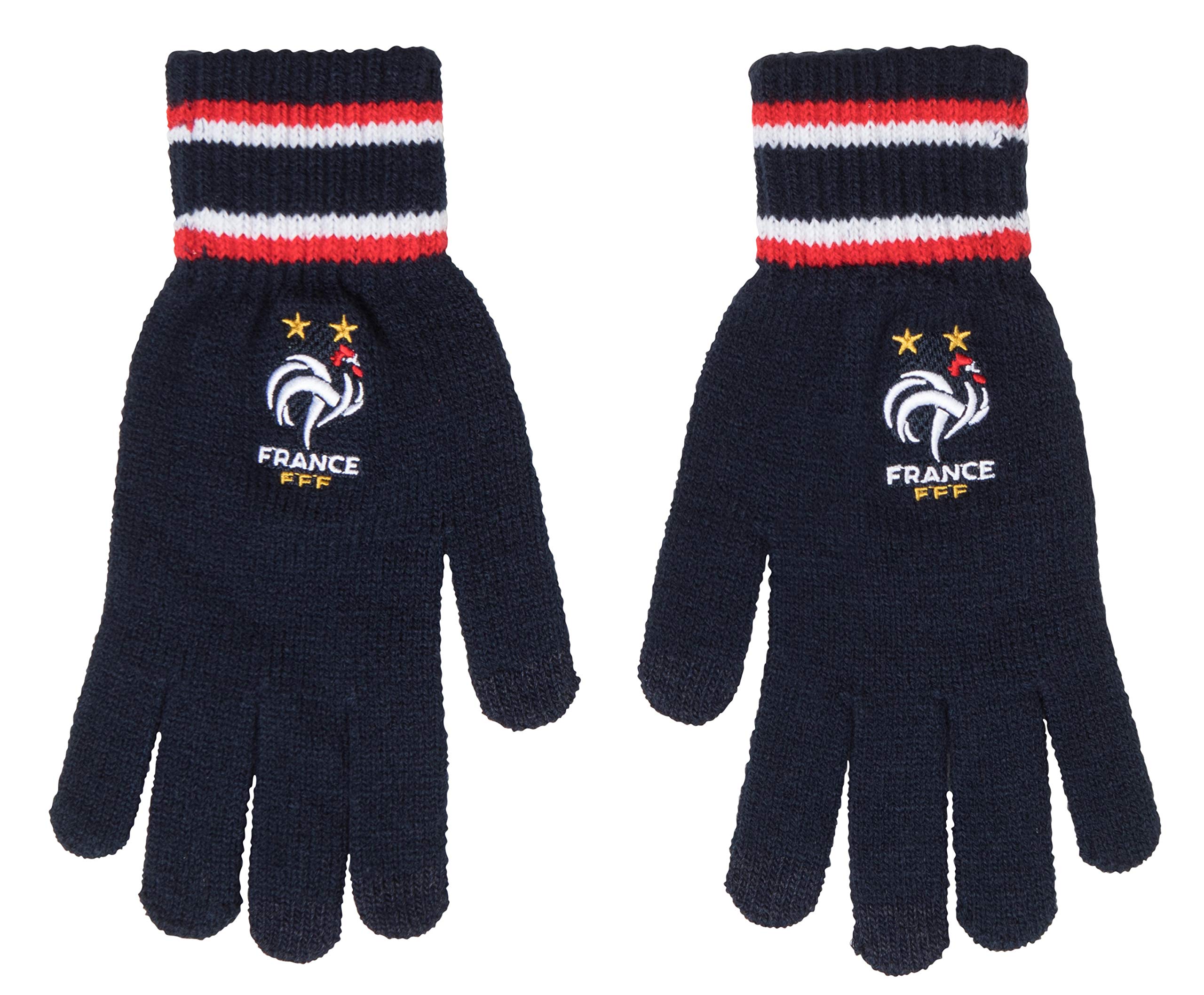 handschuhe französisch FFF Handschuhe, offizielle Kollektion der französischen Nationalmannschaft, Größe L, XL Sport & Freizeit Art:Offen Surface Durability of Worm technology:beadlock