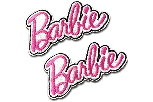 Embroidered Bratz Logo Iron-On Patches for Personalized Apparel