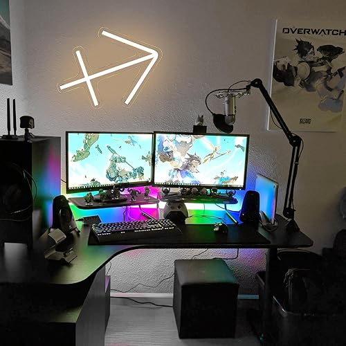 Miniatura 2 de Letrero de neón del horóscopo del zodiaco, letreros de neón LED Sagitario para decoración de pared, astrología, horóscopo del zodiaco, luces de