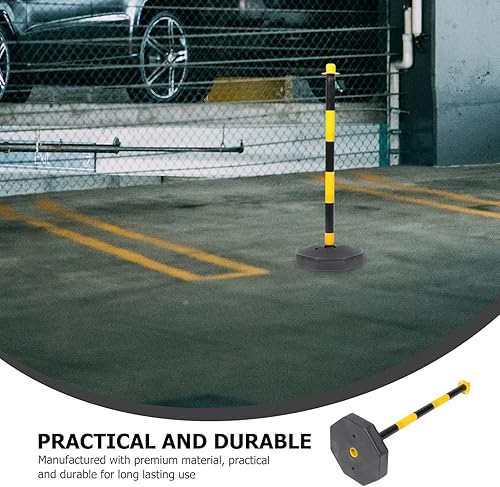 Miniatura 5 de Housoutil Puesto de tráfico Conos Tráfico Delineador Postes Lote de Construcción Marcador de carretera Calle Puntal de seguridad Precaución Barrera