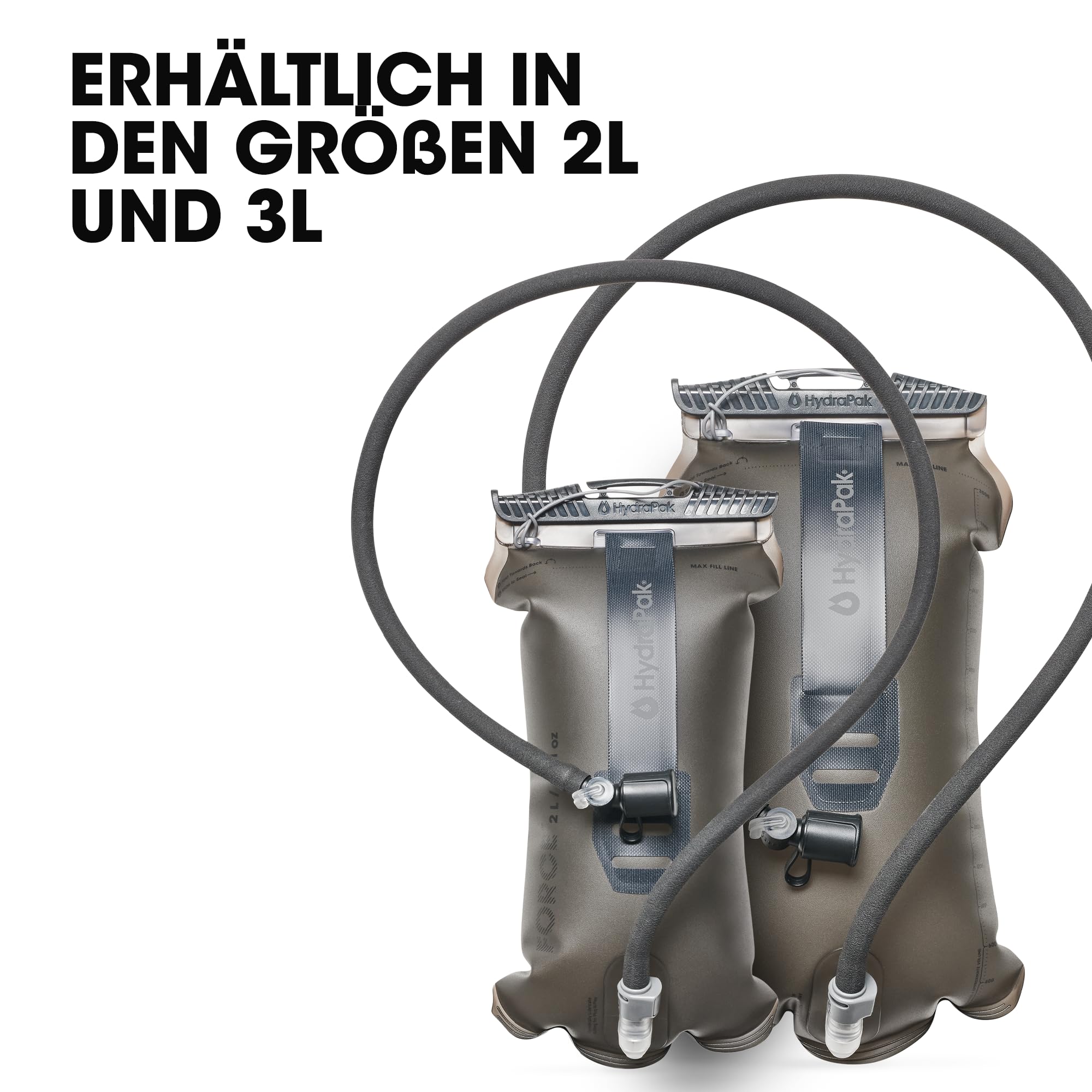 Hydrapak Force Ultra-Durable Wasserblase / Reservoir für Hydratation Rucksäcke, isolierte Rohr, sicher und zuverlässig