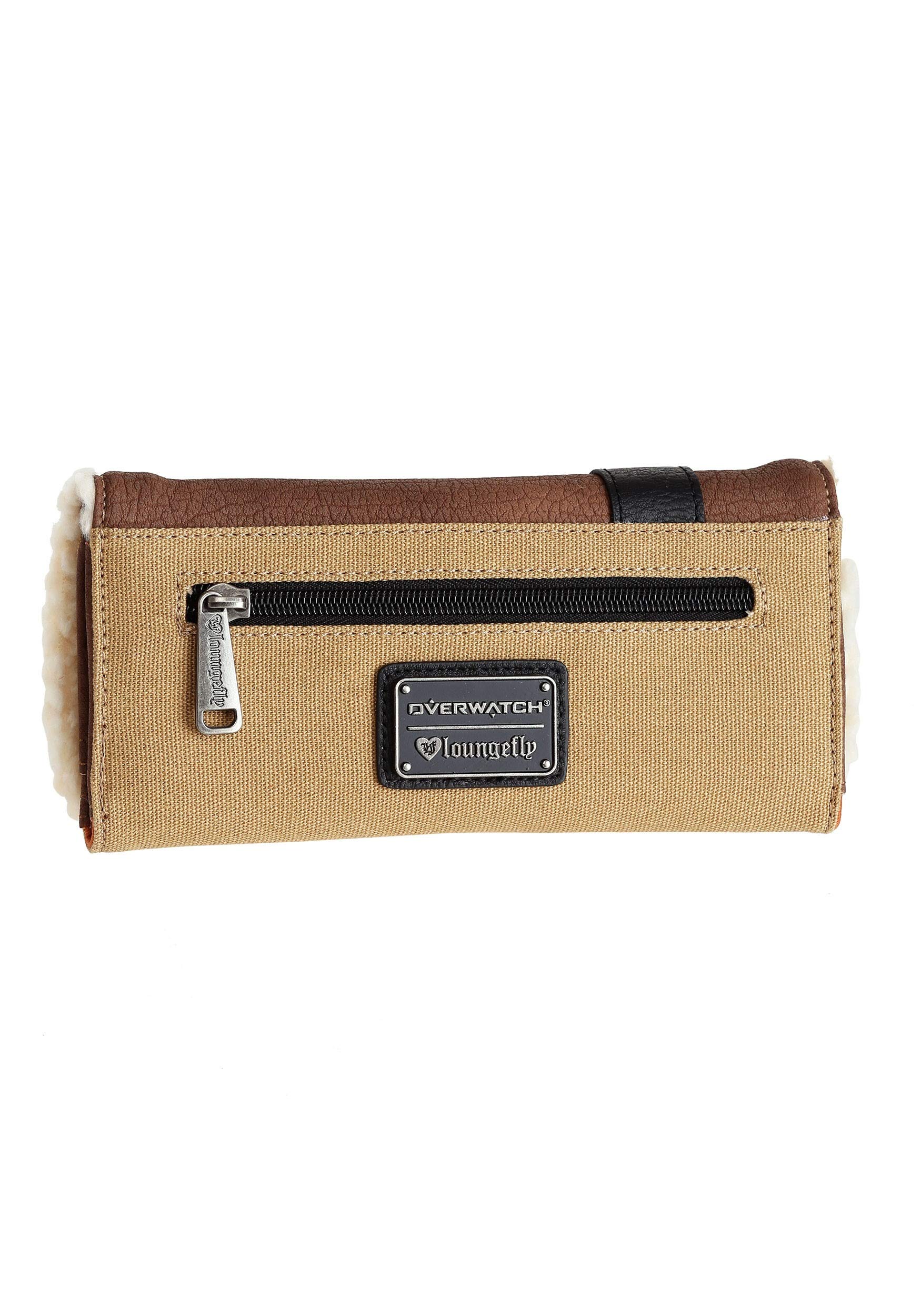 Loungefly Overwatch Tracer Distressed Faux Leather Wallet Standard