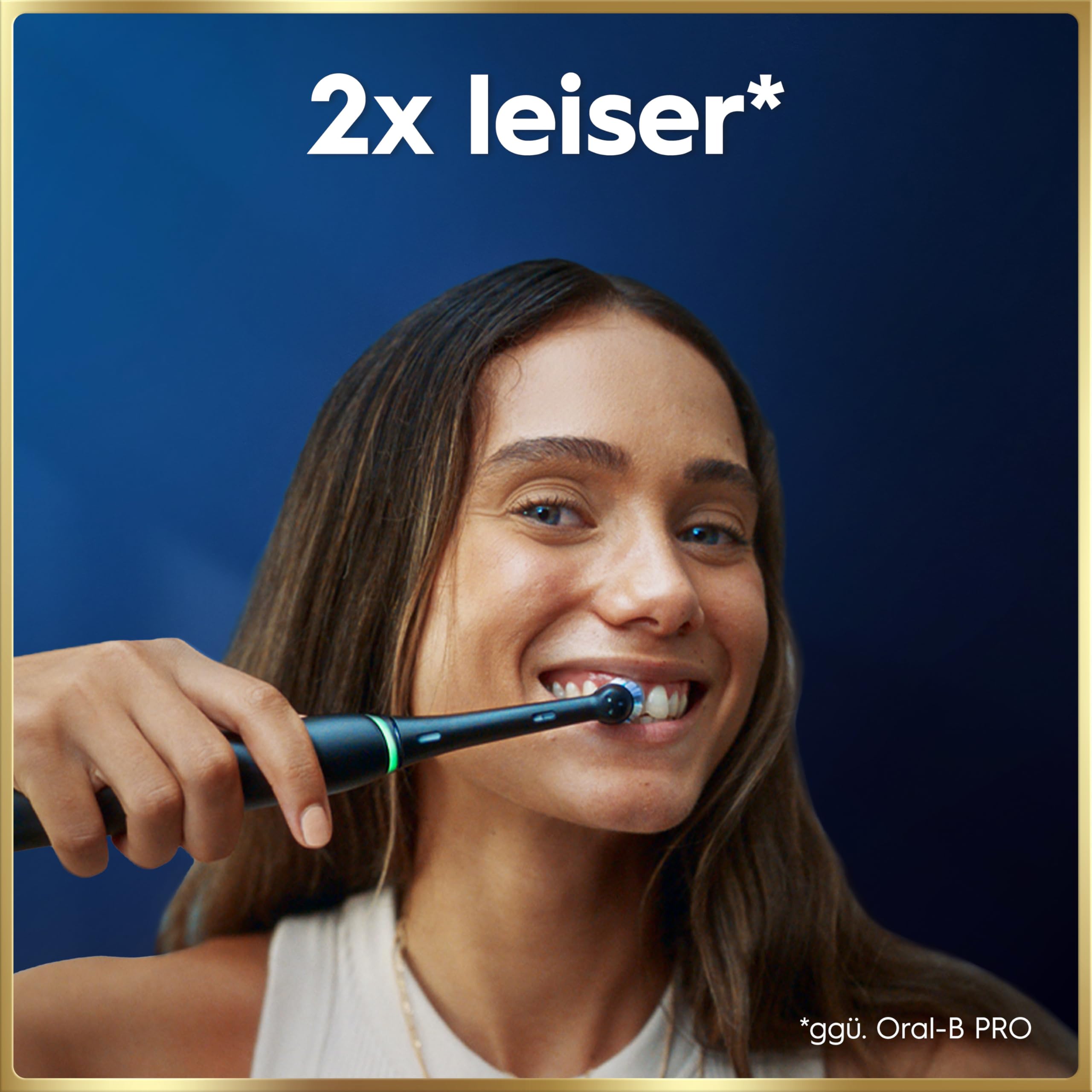 Oral-B iO Series 9 Elektrische Zahnbürste, Schwarz | Inkl. 3 Aufsteckbürsten, Lade-Reise-Etui, CHIP Testsieger (11/25), Electric Toothbrush mit 7 Modi für Zahnpflege
