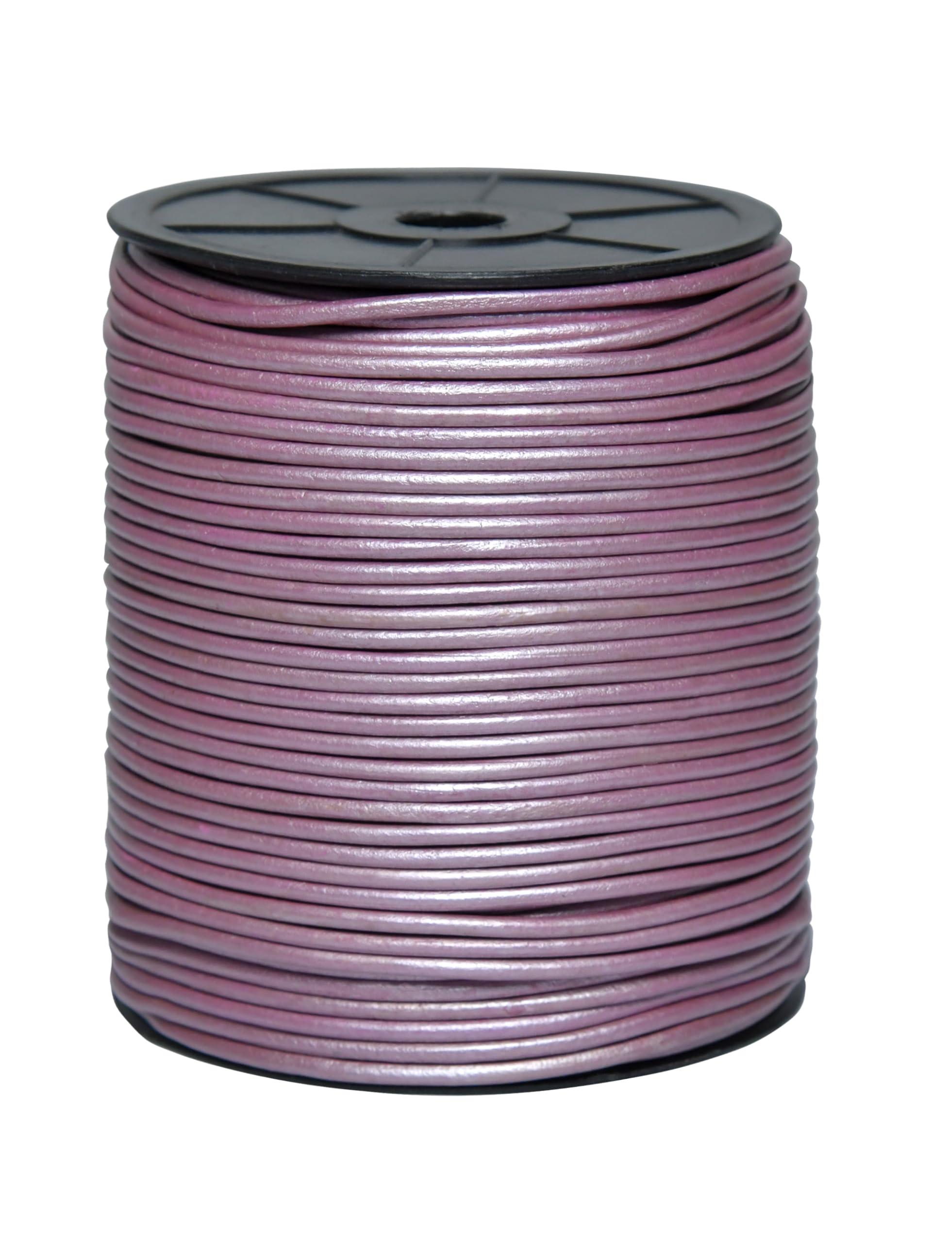 Cords Essentials Round Genuine Leather String Cord, Rope for Jewelry Making Necklaces, Bracelets, Kumihimo Braiding, Wraps
