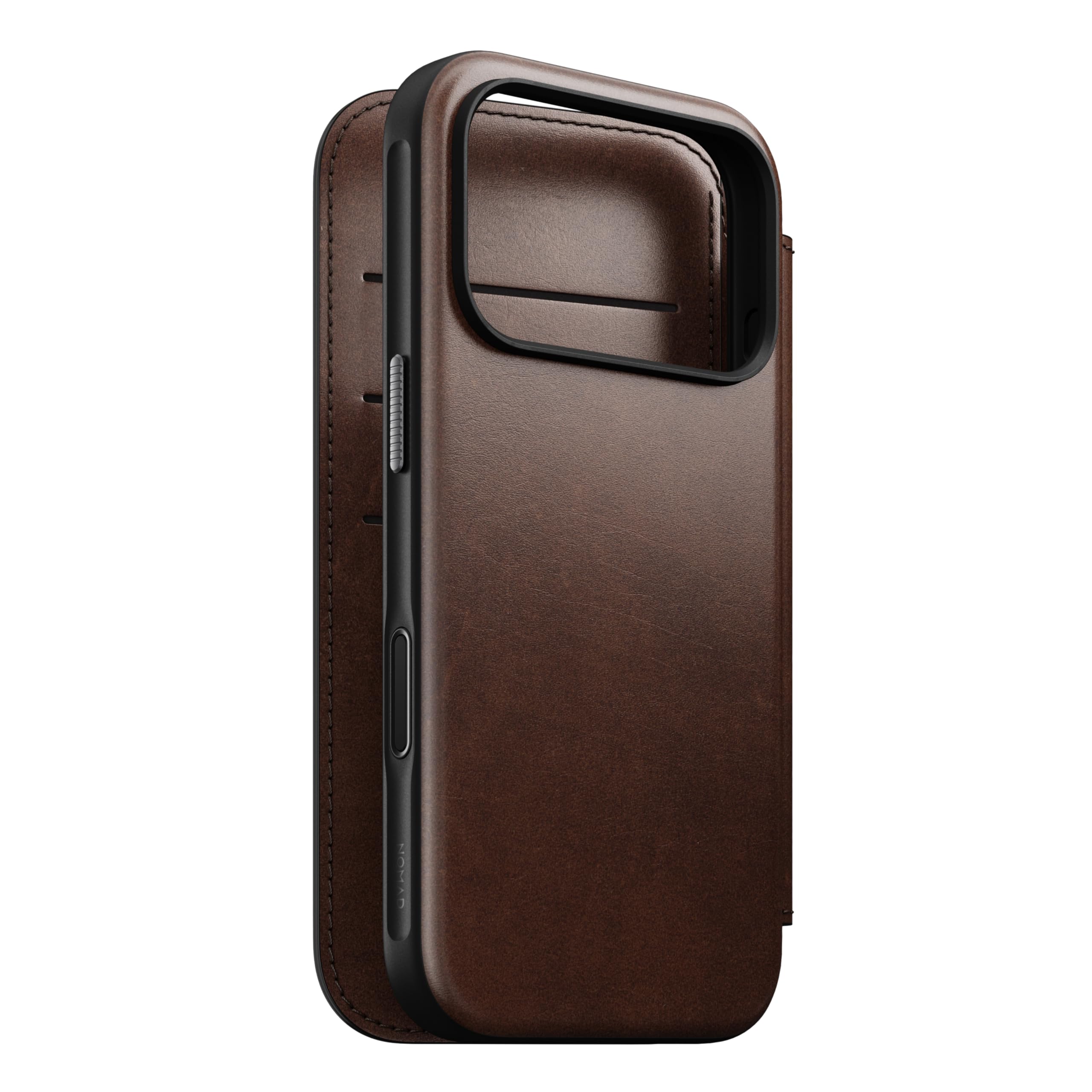 NOMAD Modern Leather Folio Case for iPhone 17 Pro – Horween