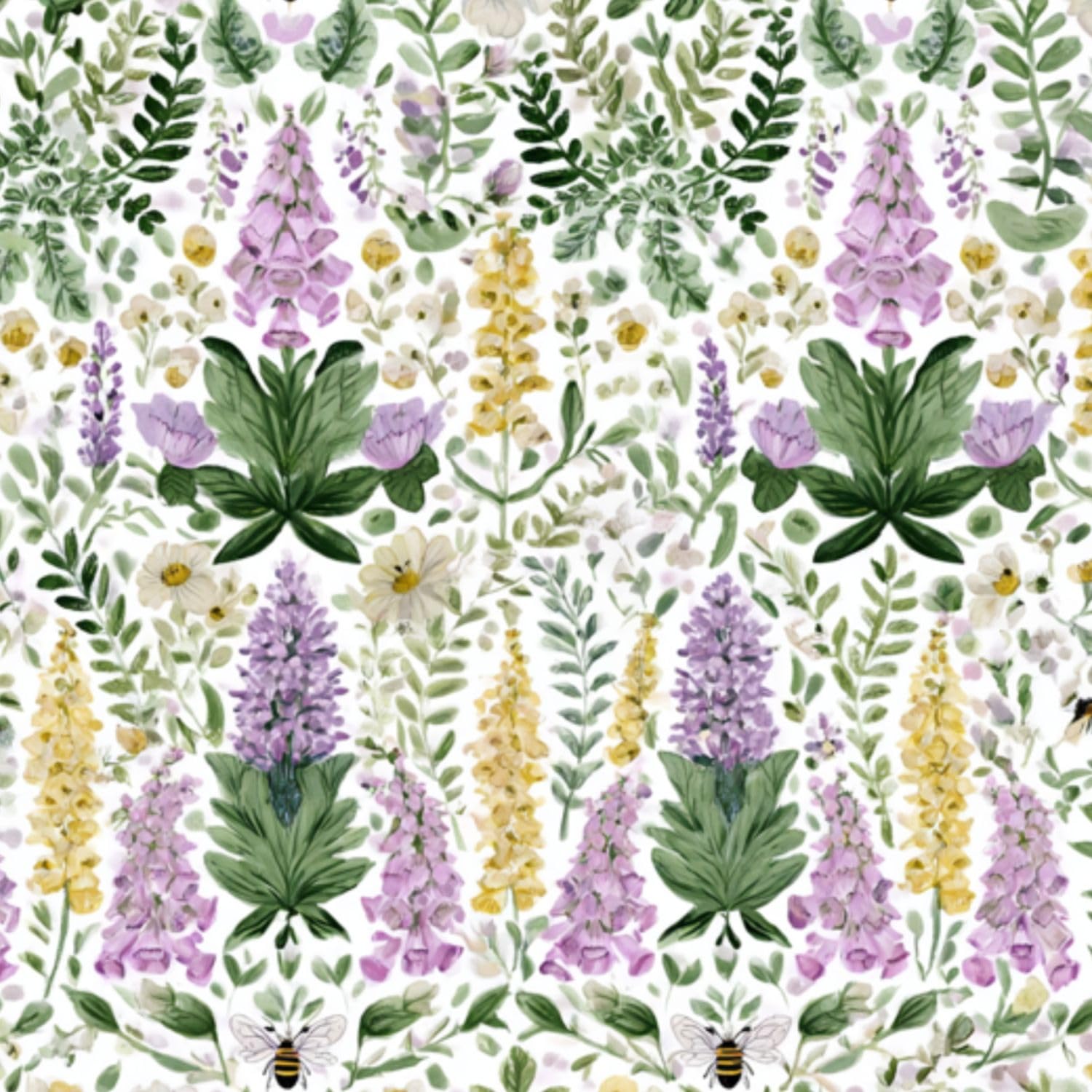 DERUINVAIO Self Adhesive Feature Removable Cottagecore Botanical Peel and Stick Vinyl Wallpaper Roll, Sticky Lining Paper for Bedroom, Living Room, Kitchen Walls