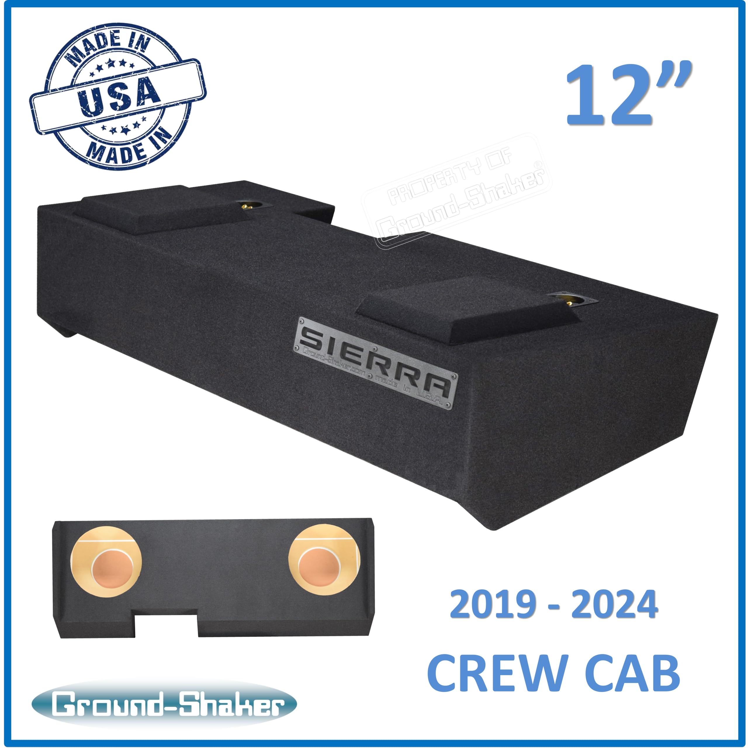 Generic 2019-2024 Sierra Crew Cab Truck Sub Box 12