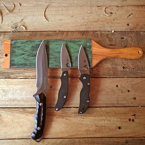 Miniatura 3 de Strop de cuero con compuesto de pulido, kit de grapado de cuchillos para afilar y afilar cuchillos herramientas