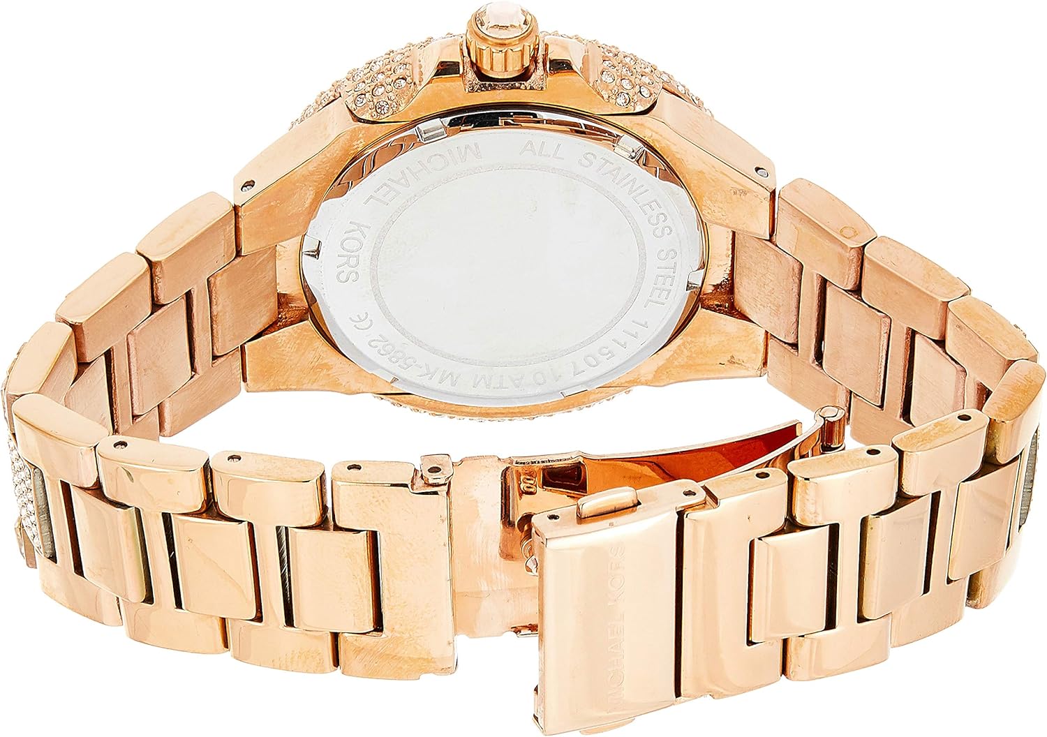 MK5862 - Orologio da polso da donna, analogico, al quarzo, in acciaio INOX MK5862 - Orologio da polso da donna, analogico, al quarzo, in acciaio INOX