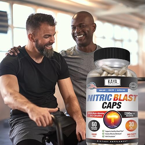 Miniatura 7 de Kaya Naturals - Nitric Blast Potent Suplemento de hierbas totalmente naturales para obtener los máximos beneficios para la salud  Pre-entrenamiento