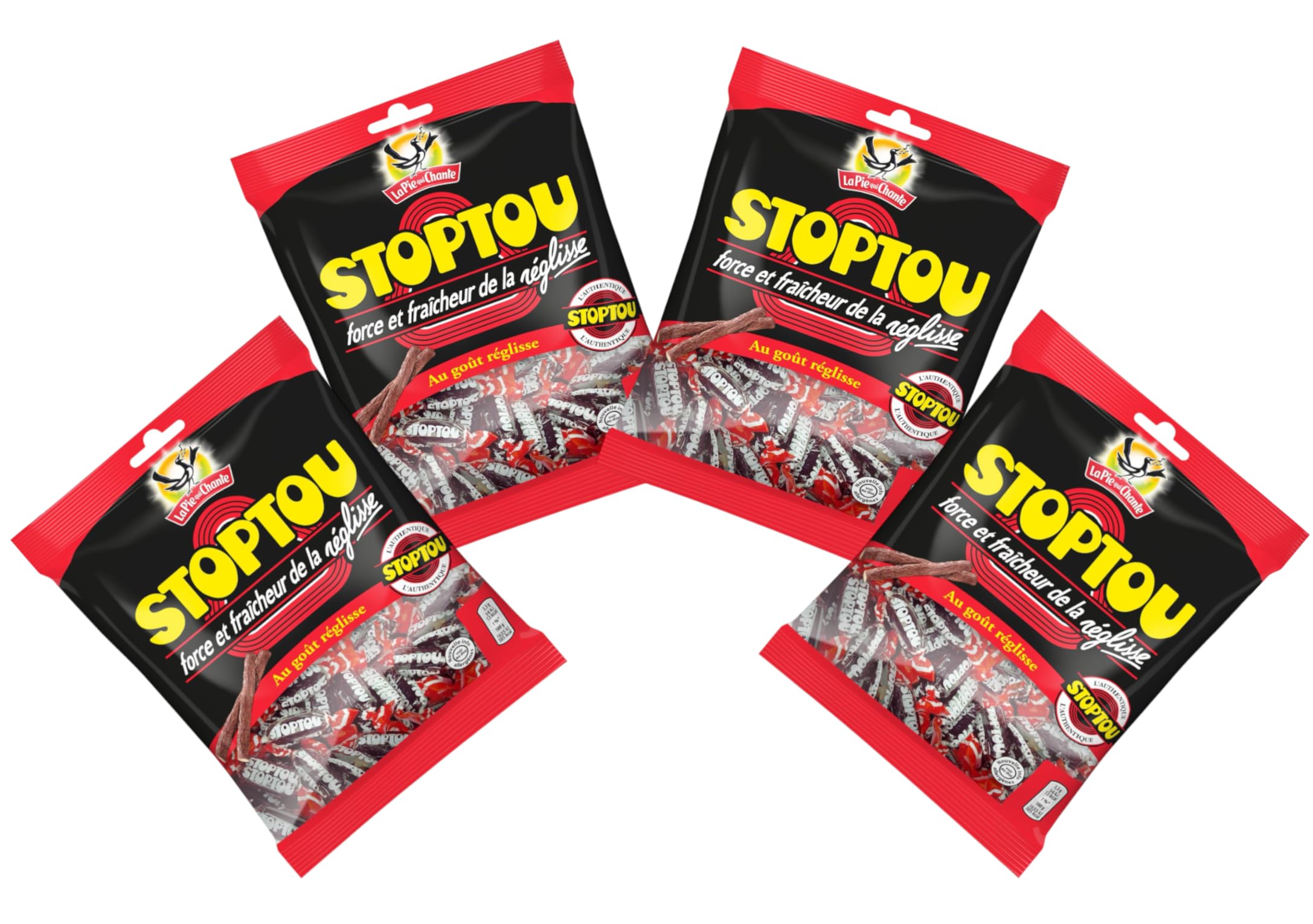 Stoptou Licorice Candy - 5.8 oz (4 PACK)