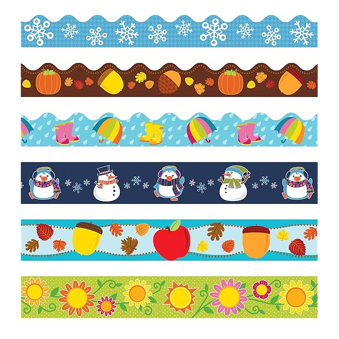 Buy Carson Dellosa Seasonal Bulletin Board Borders, 225 Feet of