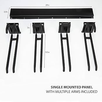 Ski Wall Rack, 5 Pairs Of Snowboard Wall Storage Rack, Home And Garage
