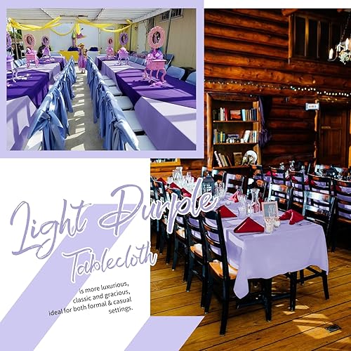 Miniatura 11 de Paquete de 8 manteles redondos blancos de 90 pulgadas, manteles redondos de poliéster lavables para mesa de tela decorativa resistente a