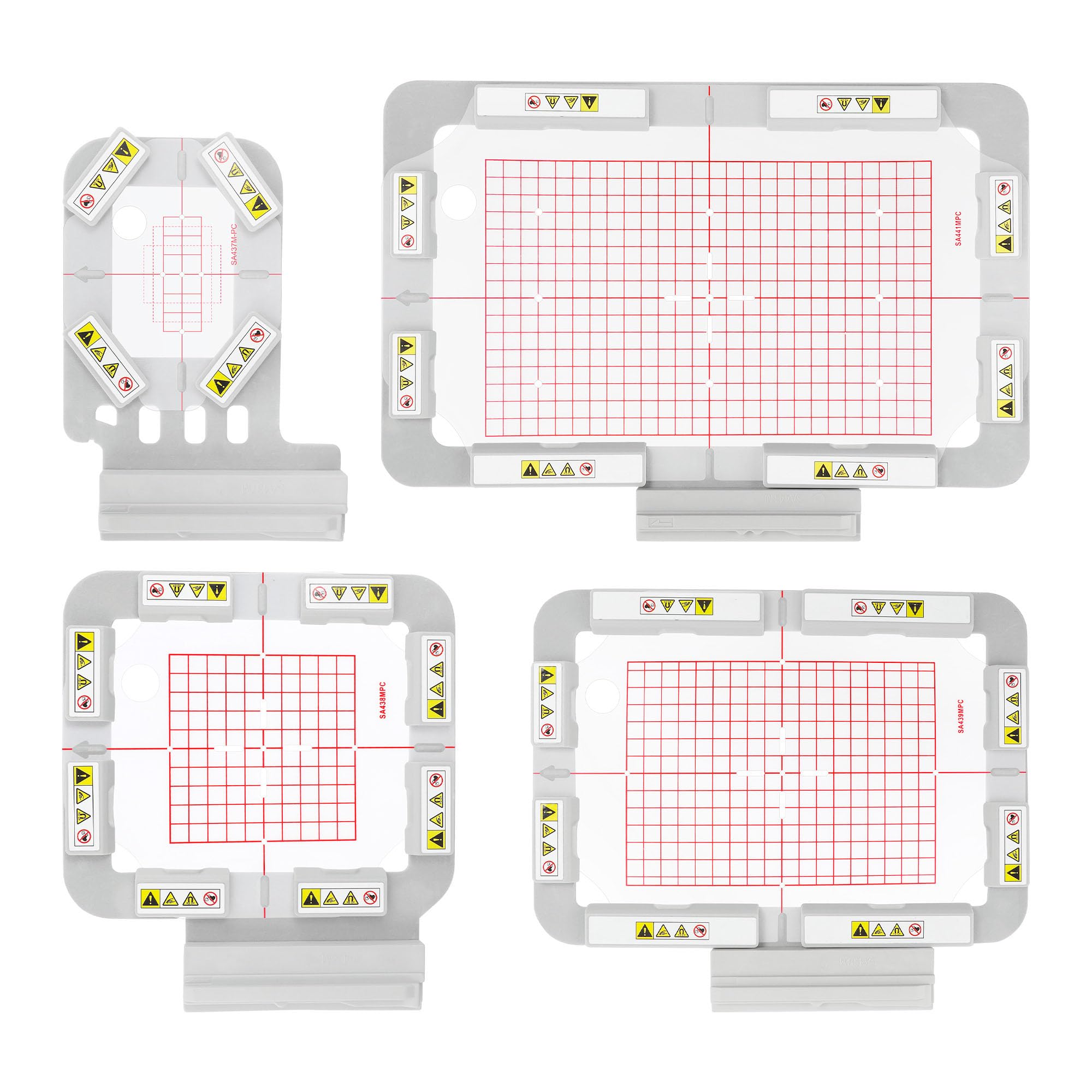 Sew Tech Magnetische Stickrahmen für Brother Innovis NQ1700E NQ1600E NQ1400E NQ3600D Stellaire XE1 Dream Machine 2 VE2200 4000D 1500D V7 V5 VM5200 Babylock Stickrahmen (4in1-BMK)