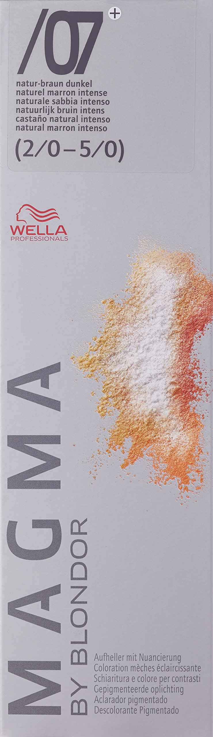 Wella Magma by Blondor/ 07 plus natur-braun dunkel, 1er Pack, (1x 0,12 kg)
