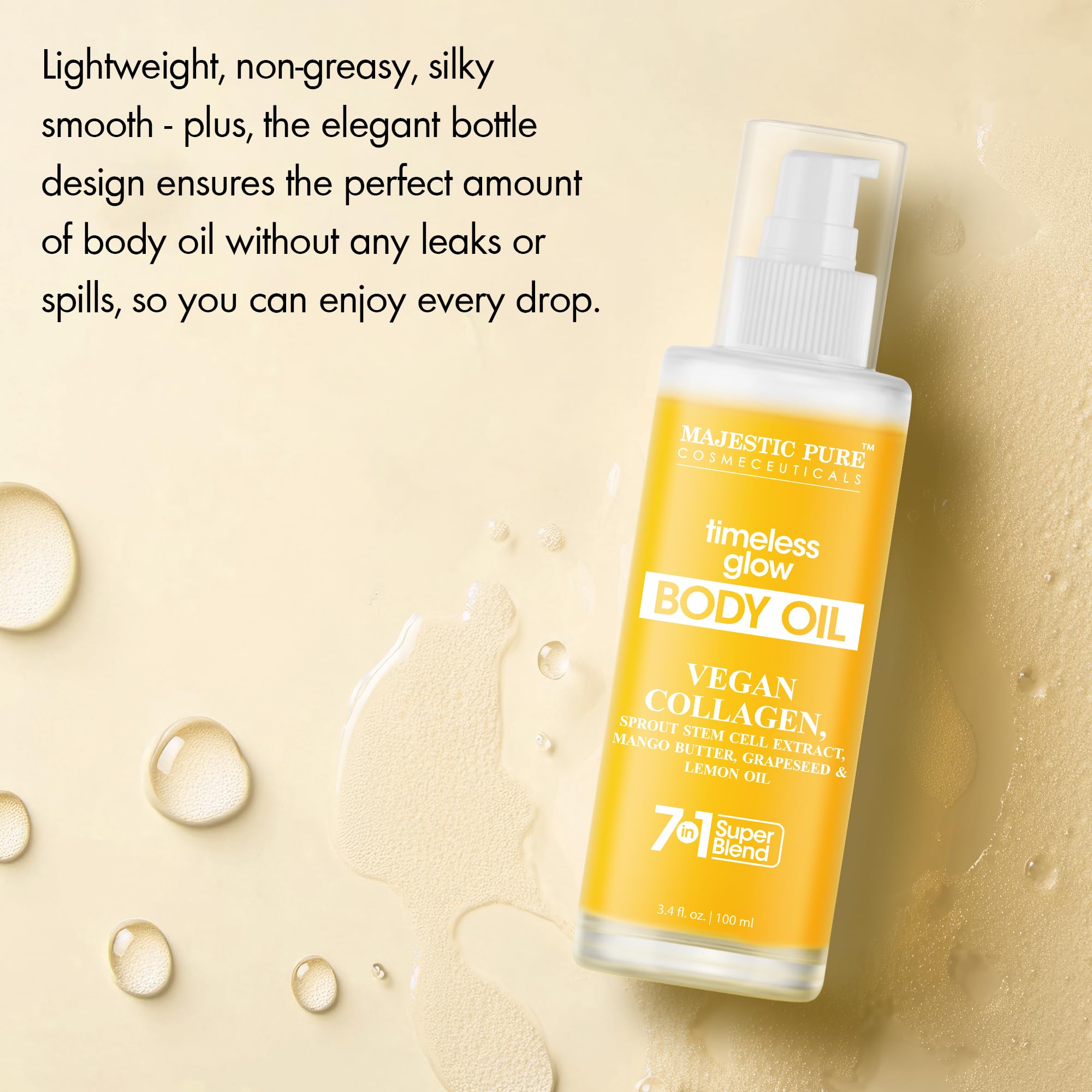 Amazon.com : Majestic Pure Timeless Glow Body Oil -100% Pure