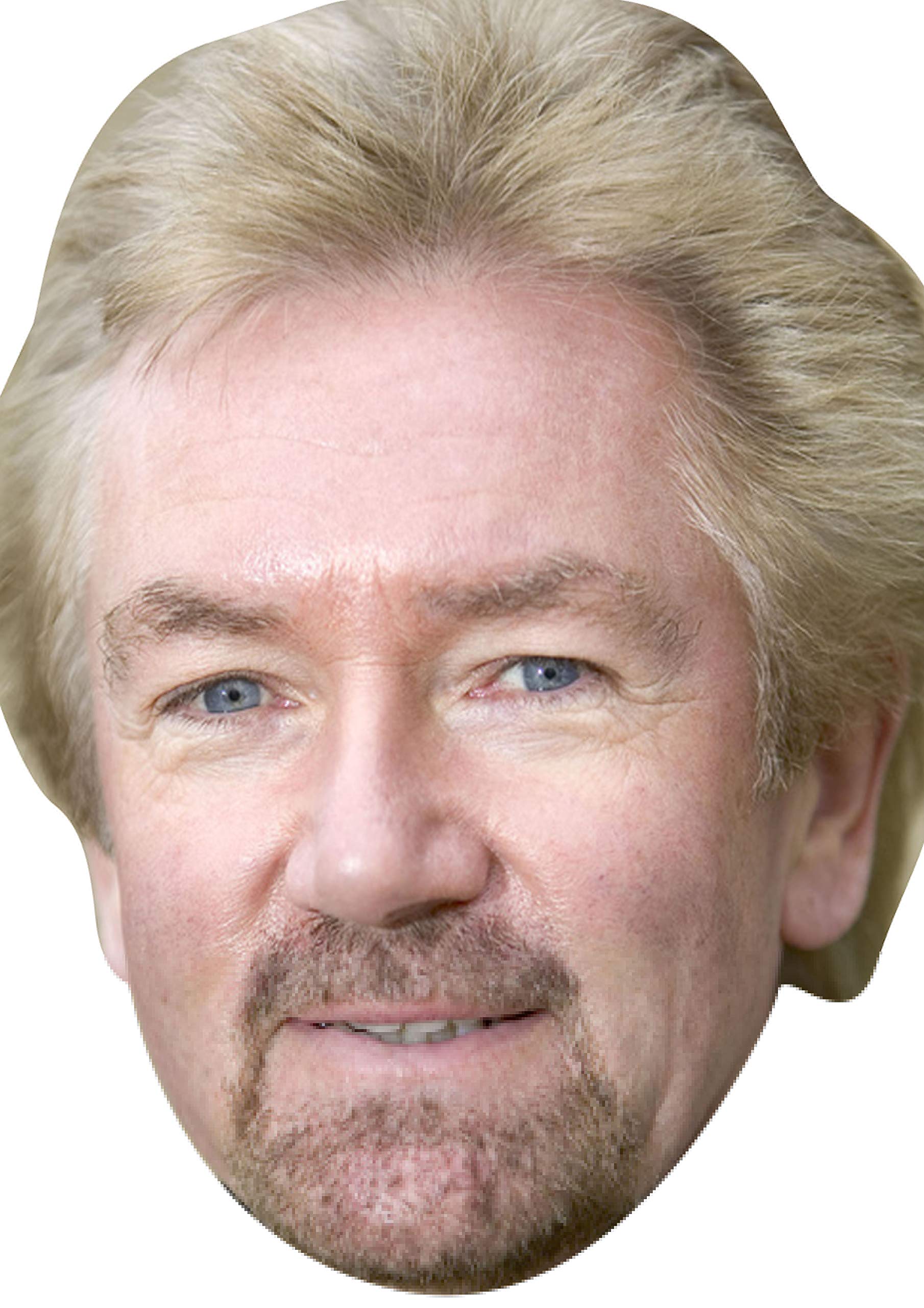 FoxyPrinting Noel Edmonds Celebrity Cardboard Party Face Mask Fancy Dress