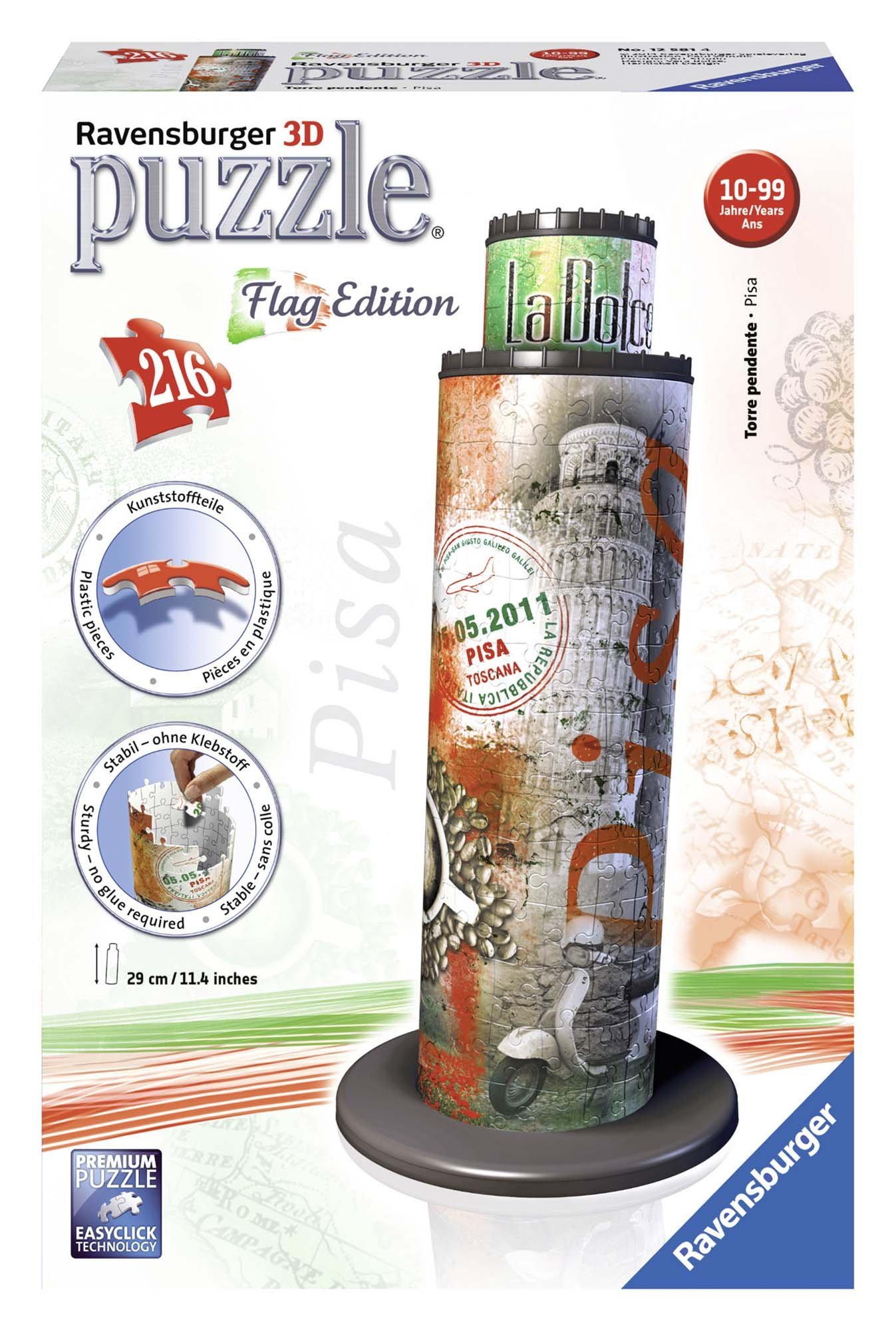 Puzzleball® - Ravensburger - Tour de Pise - Puzzle 3D Architecture et monument - 216 pièces - Jeux - Jouets Puzzleball® - Ravensburger - Tour de Pise - Puzzle 3D Architecture et monument - 216 pièces - Jeux - Jouets