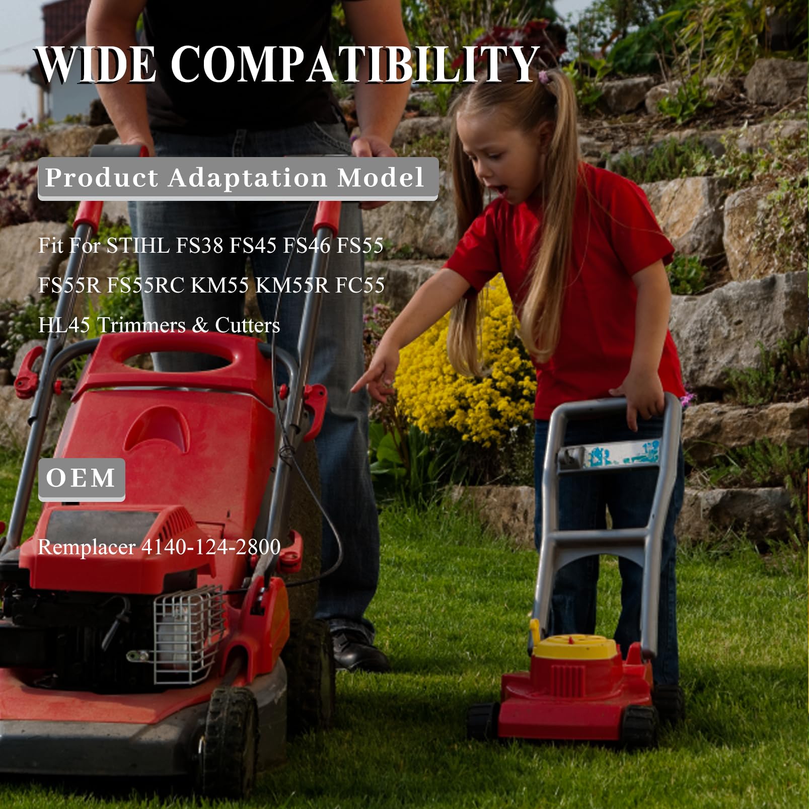 Zündkerze Für Stihl FS-55 Motorsense - 14mm Gewinde, 19mm Schlüsselweite