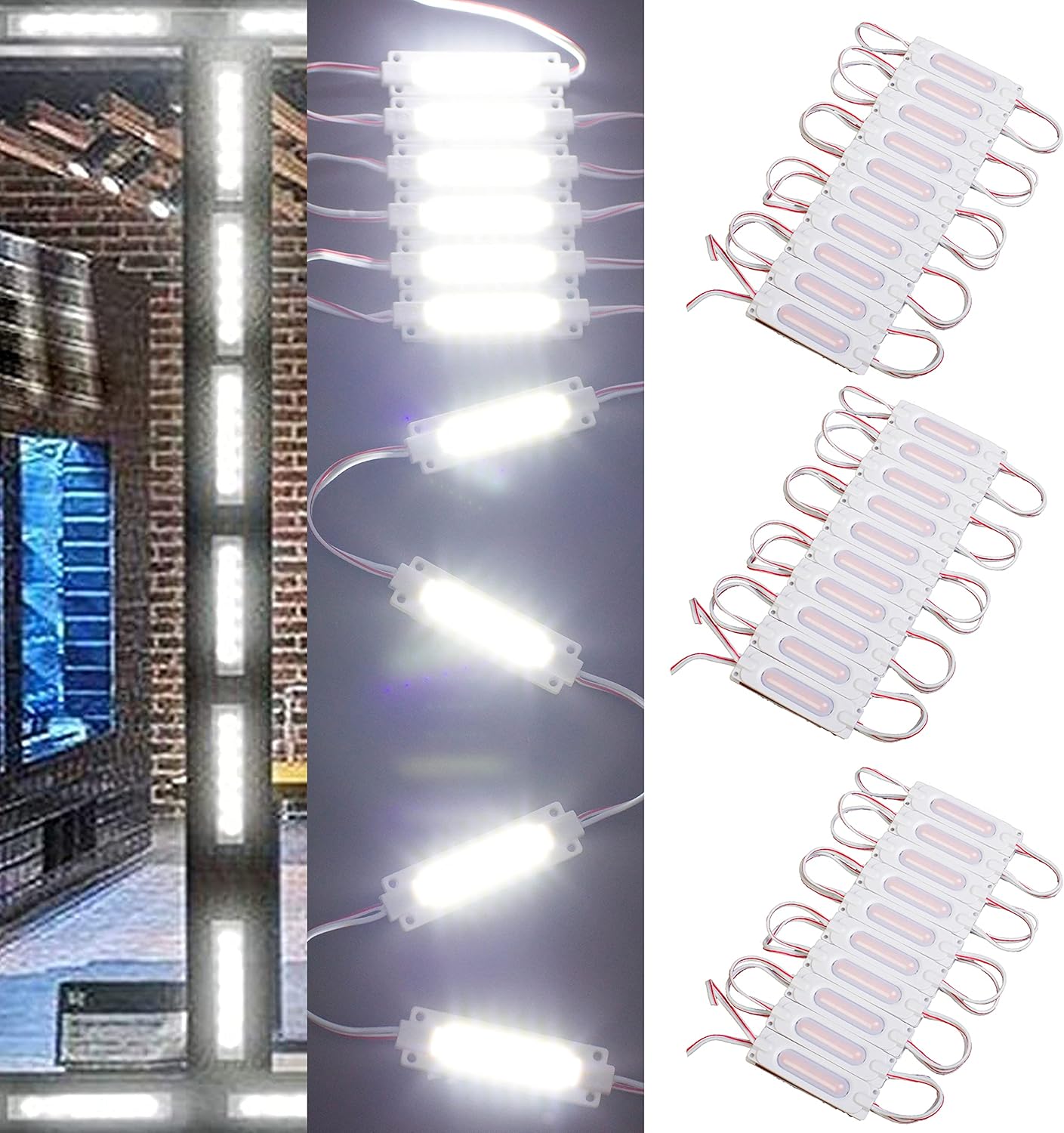 Brightest Store Front Window LED Light COB Series with UL Power Supply Brighter Than 5050 5630 5730 2835