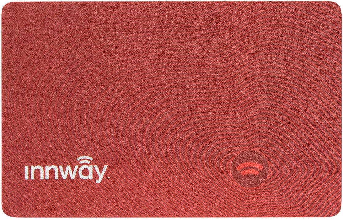 Card Classic - Ultra Thin Rechargeable Bluetooth Tracker Finder for Android. Find Your Wallet, Bag, Backpack, Keys, Laptop, Tablet. (Red - Limited Edition)