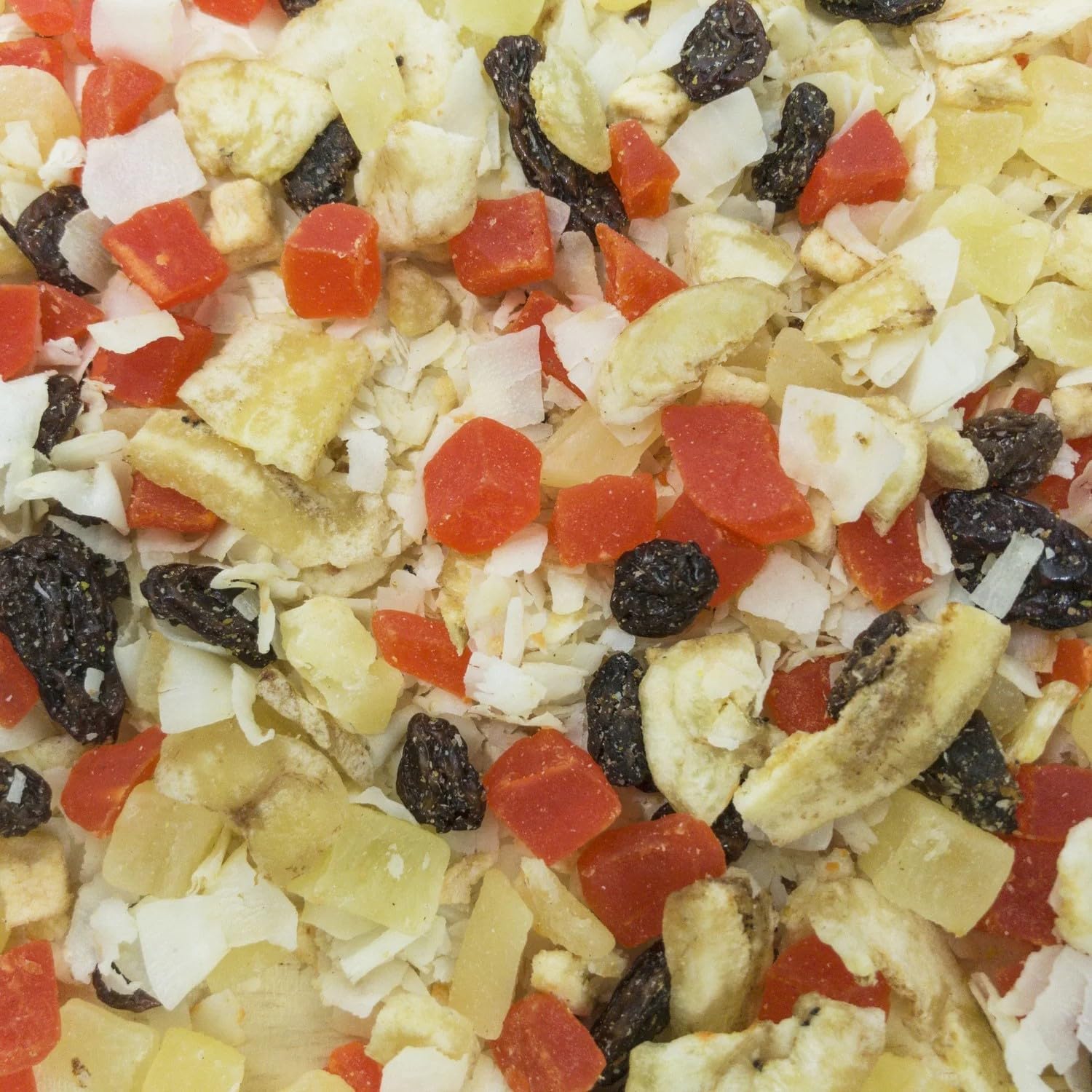 Higgins Sunburst Gourmet Parrot, Macaw Treat Bundle | Sunburst True Fruits 5oz & Boca Nuts 5oz. (2) Bags of Each Treat. Parrot, African Grey, Cockatoo, Macaw