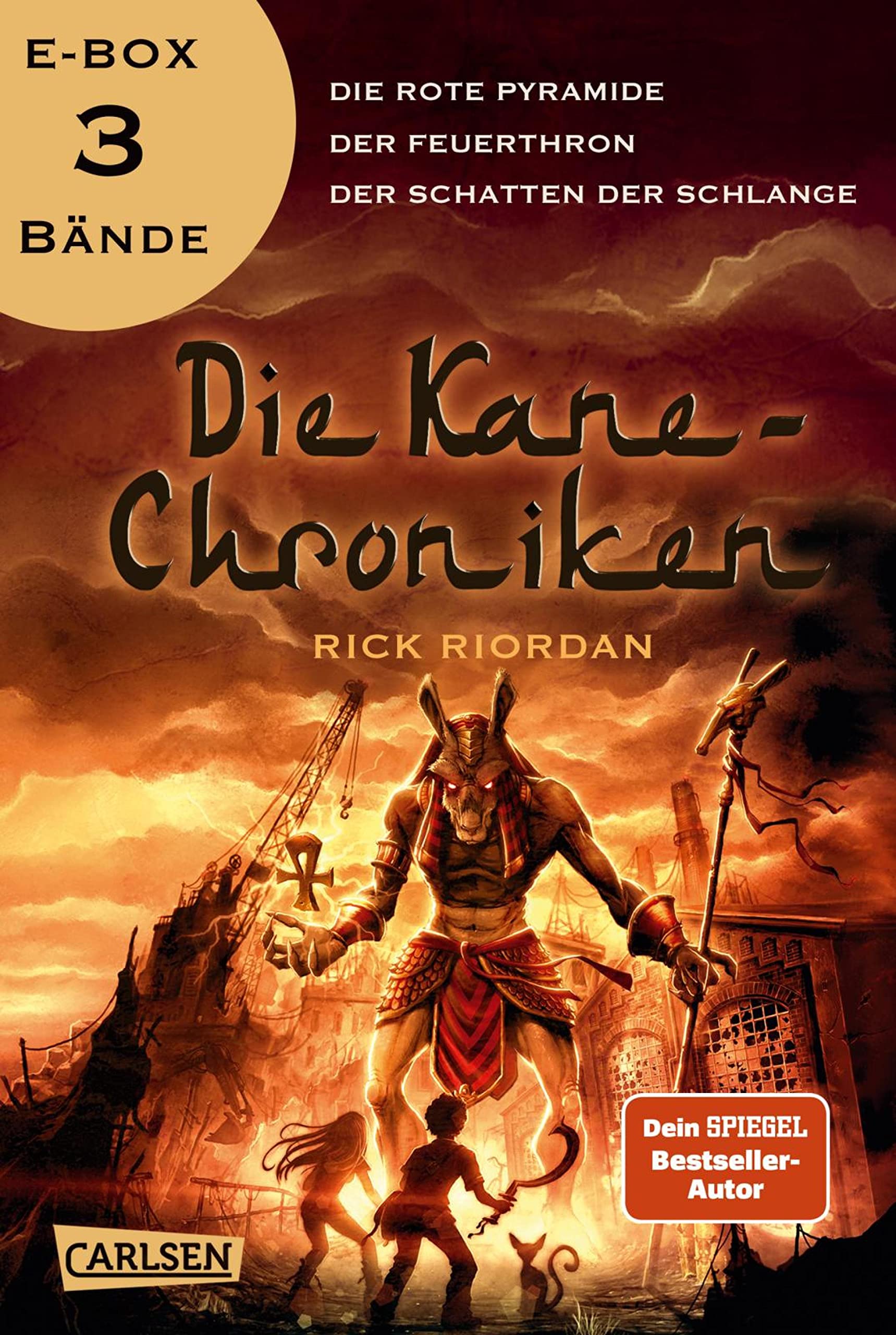 Die Kane-Chroniken: Ägyptische Götter und mythische Monster – alle Bänder der Fantasy-Trilogie in einer E-Box!: Für alle Fans von Percy Jackson (German Edition)