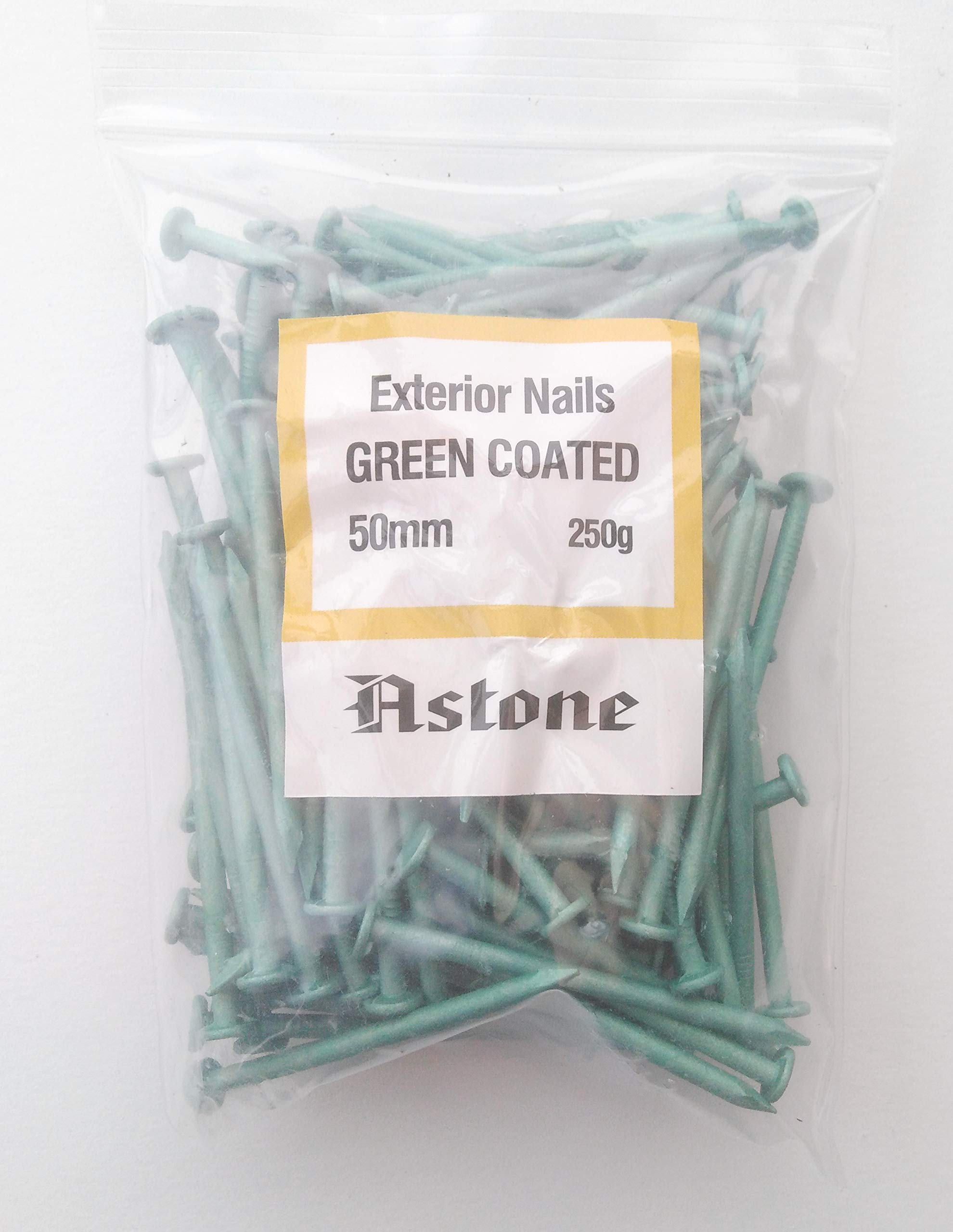 AstoneGreen Coated Exterior Nails Garden decking Nails (250g x 50mm)