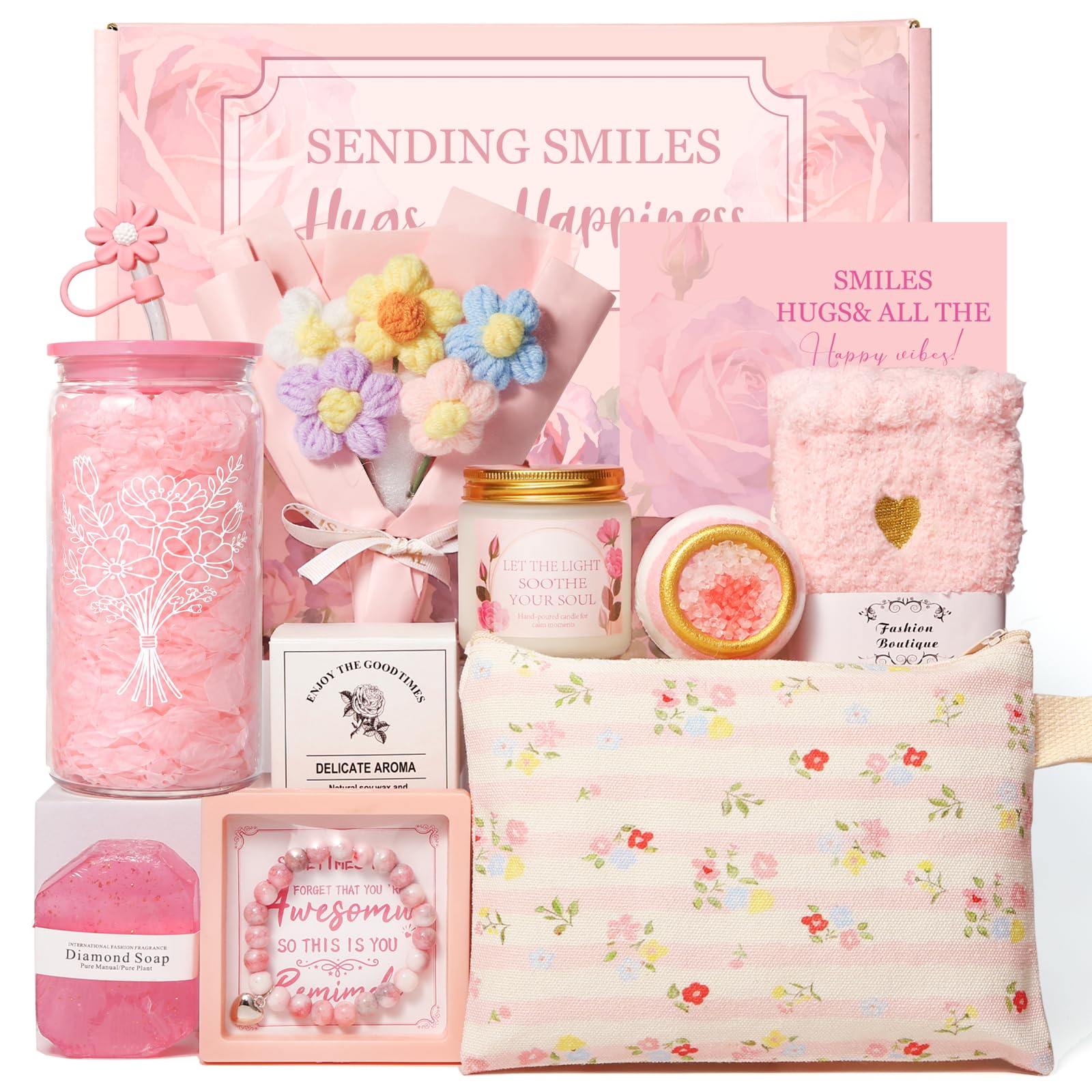 Gift Baskets for Women, 10pcs Happy Birthday Gifts for Women