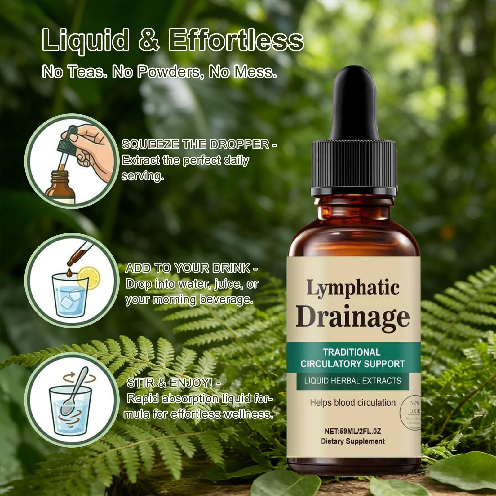 1 Stück Lymphoria Lymphdrainage Tropfen,Lymphatic Drainage, fördert die effektive Entwässerung des Lymphsystems,Natürliche Kräutermischungen,einfache Anwendung,für Frauen und Männer