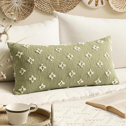 Miniatura 9 de EMEMA - Juego de 2 fundas decorativas para almohada de otoño, amarillas, de 18 x 18 pulgadas, con diseño de girasol jacquard y margaritas, funda de