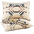 PENDLETON Explorer King Quilt Bedding Set with 2 Shams Premium Cotton Lightweight Quilted Bedspread Coverlet for Bed Rustic Home Decor Machine Washable, 110-inch x 96-inch, Blue Grey Multicolor