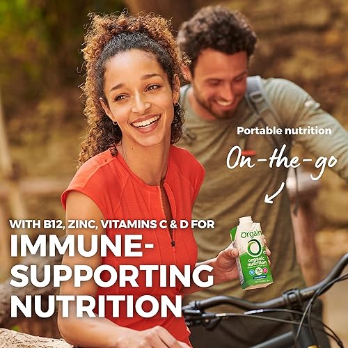 Miniatura 4 de Orgain Batido nutricional orgánico grano de vainilla reemplazo de comidas 056oz de proteína de suero alimentada con hierba 20 vitaminas y minerales