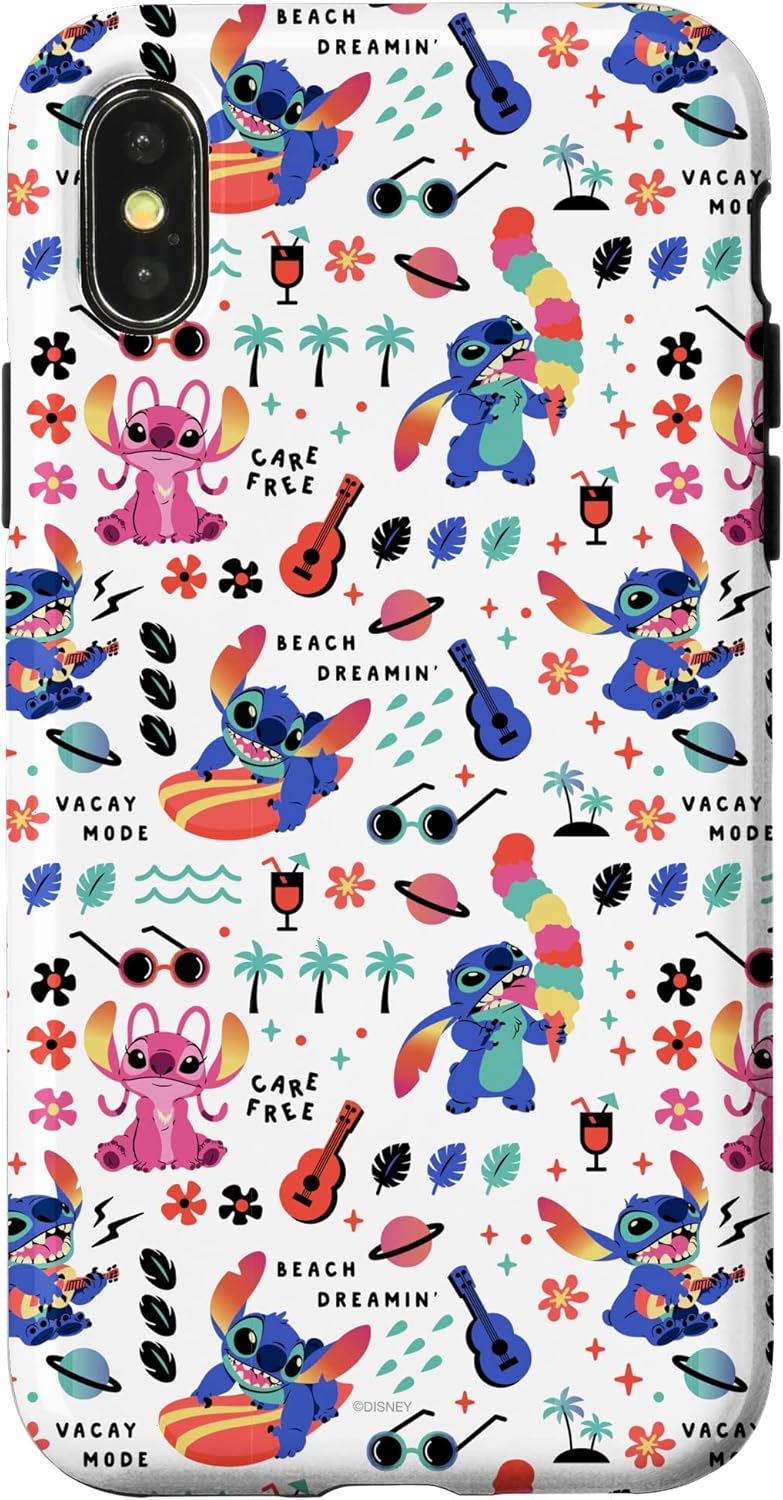 Disney Stitch and Angel Vacay Mode Print Case for iPhone 12 mini