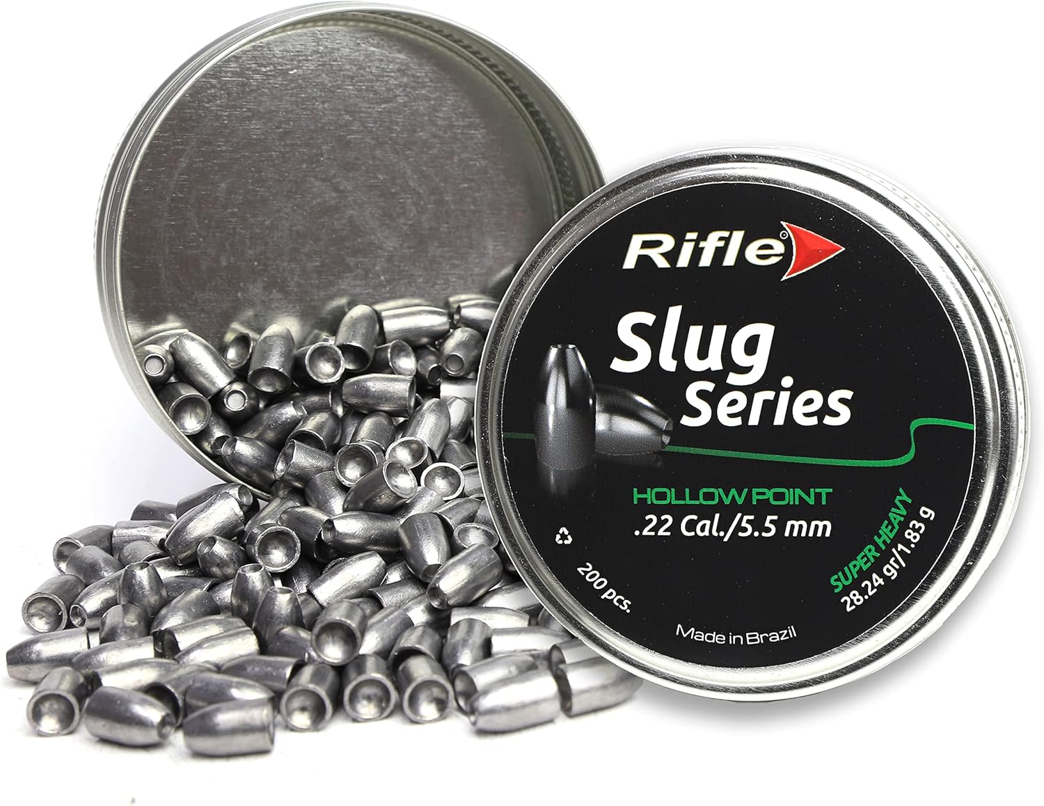 Rifle Super Heavy Hollow Point Slug Air Gun Pellets .22 Caliber 5.5 mm 28.24