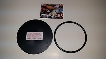 RTumbler Brand Lid With Retainer Ring Compatible With All Thumlers Tumbler 3lb. BarrelsR-3,