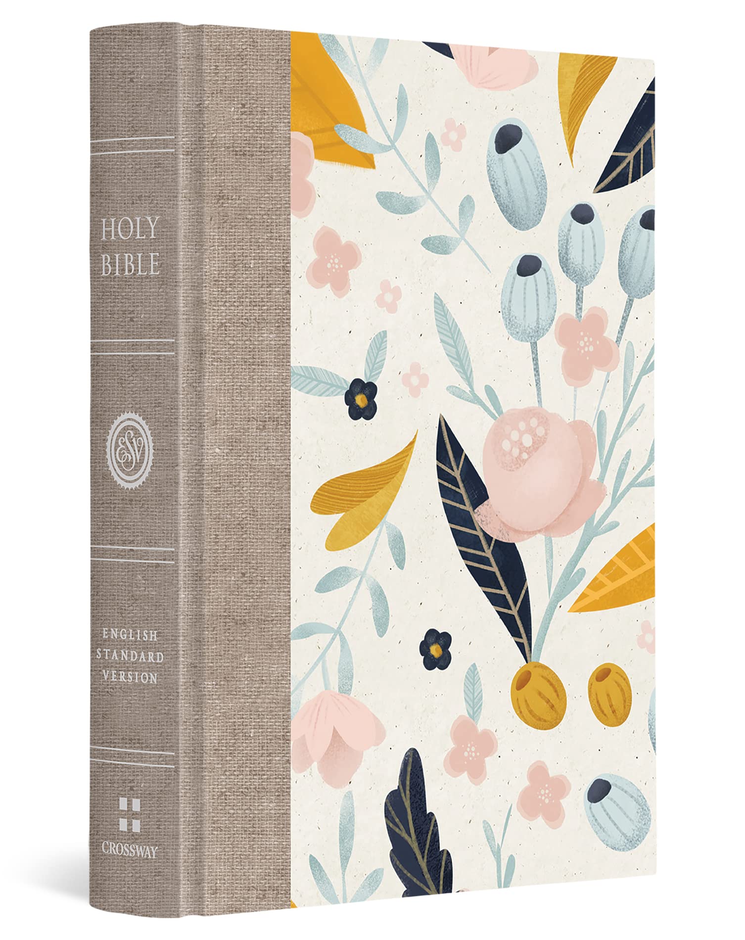 ESV Large Print Compact Bible, Red Letter (Hardcover, Spring Bloom Design): Red Letter, Spring Bloom Design