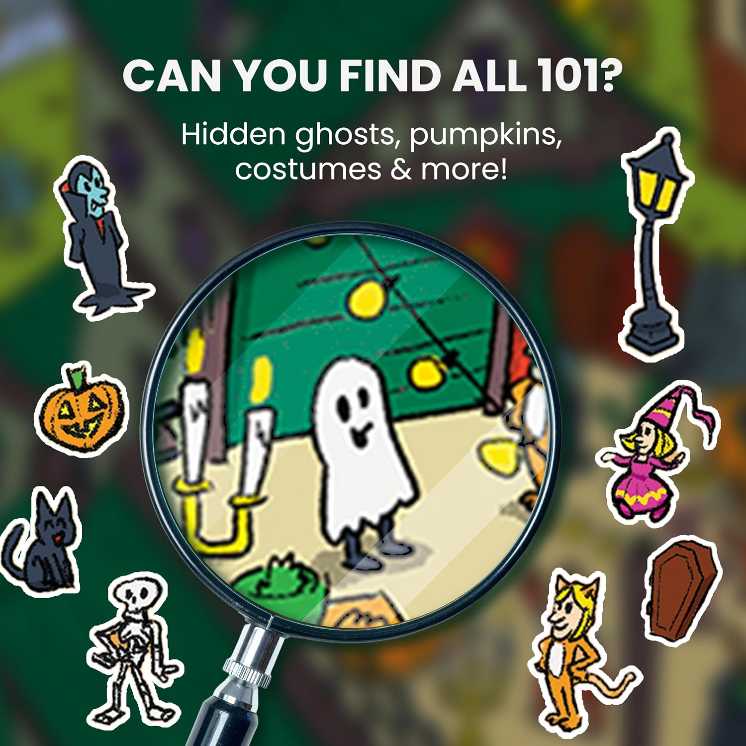 Masterpieces Halloween - 101 Things to Spot - on Halloween 101pc Puzzle