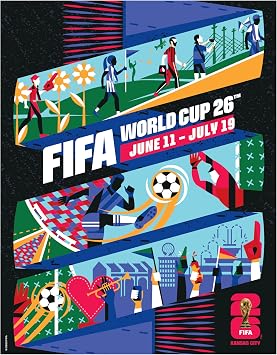 FIFA World Cup Tournament Kansas City Magnet Officially Licensed FIFA World Cup Magnet Vibrant Host City Design Durable Strong Hold Perfect for Fridges, Lockers & Collectors