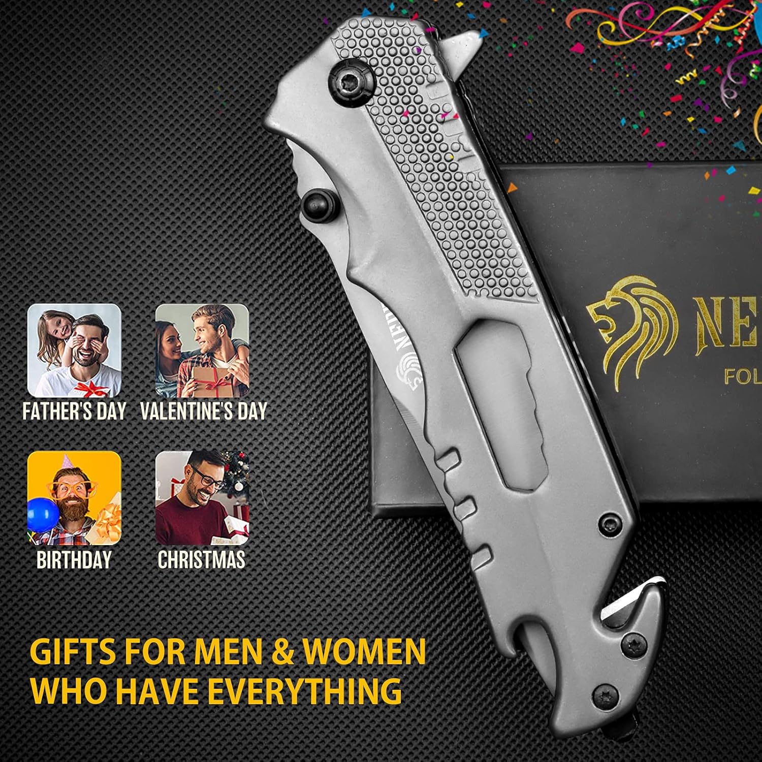 Buy NedFoss Pocket Knife for Men, 5in1 Multitool Folding Knife with