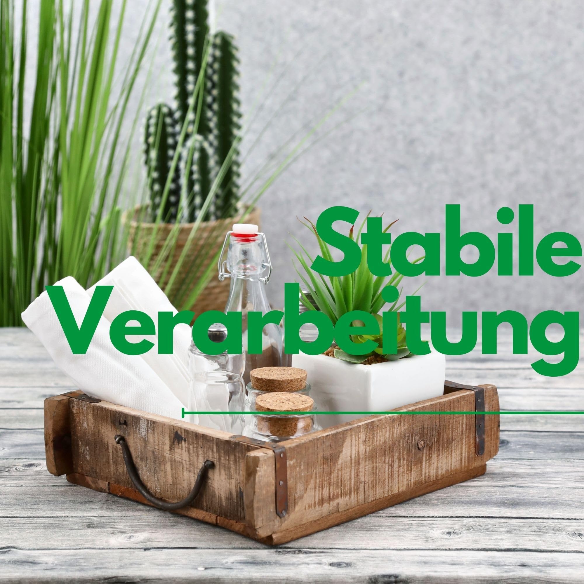 Novaliv 6X Holzkiste Vintage 30 x 25 x 8 cm Alte Ziegelform Holz Groß Allzweckkiste aus recyceltem Altholz Jede Form EIN Unikat ? Vintage Kiste Deko
