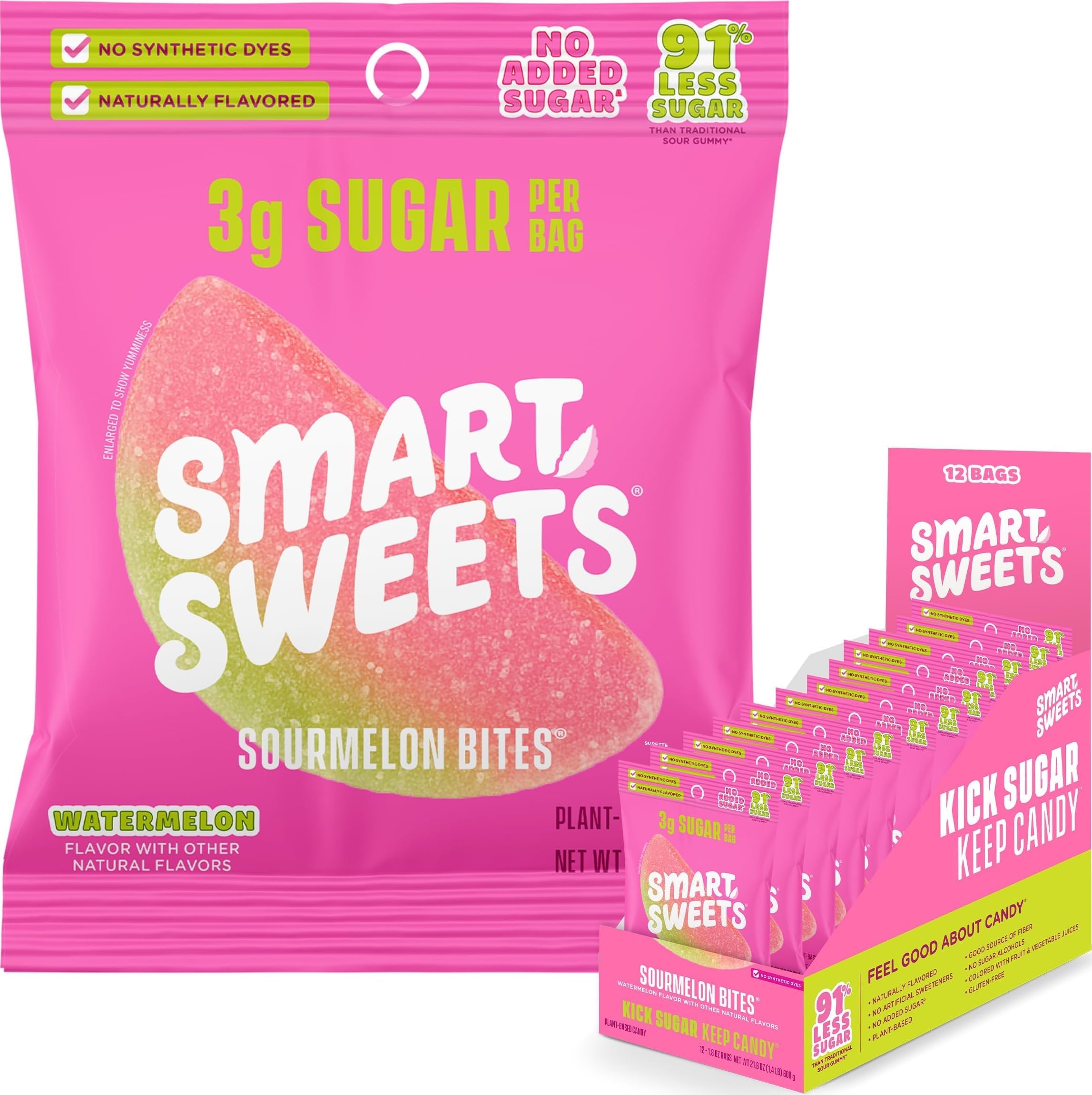 SmartSweets Sourmelon Bites